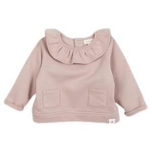 Gocco Sweatshirt met ruche-hals, roze, standaard voor baby's, Violeta, 18-24 Maanden