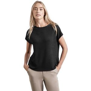 Cosy Knit Look Shirt, zwart, 36