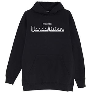 Marvel WandaVision Logo Pullover hoodie, Vrouwen, S-5XL, Schwarz, Officiële Koopwaar