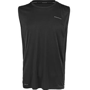 Endurance Heren functioneel shirt Lasse M mouwloos van duurzaam Recyling-polyester 1001 zwart, XL