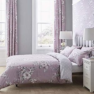 Catherine Lansfield CANTERBURY LILAC Beddengoedset voor Frans bed