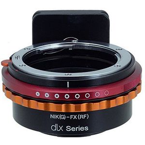 Fotodiox DLX Lens Mount Adapter - Nikon Nikkor F Mount G-Type D/SLR Lens naar Fujifilm X-serie Mirrorless Camera Body, met Long-Throw De-Clicked Diafragma Control
