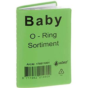 Assortiment baby groene tas m. O-ringen