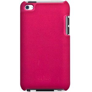 Puro IT4VELVETPNK beschermhoes van kunststof voor iPod Touch 4, roze