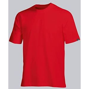 BP 1121-255-81-XL unisex T-shirt, 1/2 mouwen, ronde hals, lengte 70 cm, 180,00 g/m² katoen met stretch, rood, XL