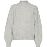 Vmleaf - Gebreide Pullover - Hoge Hals - Lange Mouwen - Regular Fit