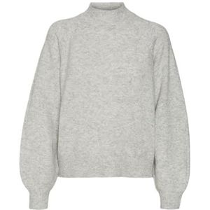 Vmleaf - Gebreide Pullover - Hoge Hals - Lange Mouwen - Regular Fit