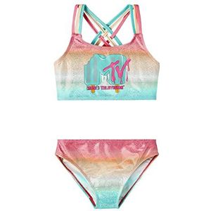 NAME IT Meisjes Nkfmyxti MTV Cplg Bikini, Aqua Splash, 122-128