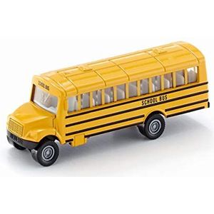 siku 1319, US school bus, Toy vehicle for children, Metal/Plastic, Yellow, Versatile