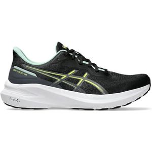 Asics Heren GT-1000 13 Sneaker, 8 UK Zwart/Veiligheid Geel, Zwart Veiligheid Geel, 42.5 EU