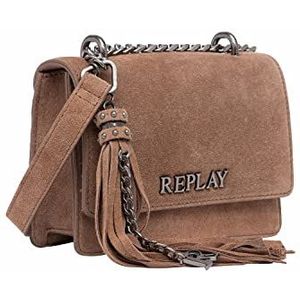 Replay Dames FW3001 handtas, 074 Dirty Pale White, 074 Dirty Pale Wit