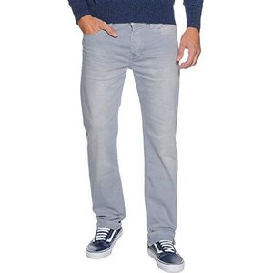 Cross Jeans Heren Straight Leg Jeans Jack, grijs (Grey Used 110), 28W x 32L