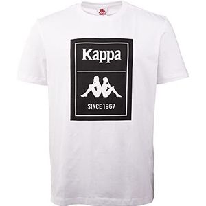 Kappa Luis Men T-shirt, regular fit, wit (bright white), S