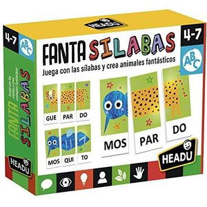HERACLIO FOURNIER - Headu Fantassilie. Educatief spel voor kinderen, Montessori, om te lezen en te schrijven voor jongens en meisjes van 4 tot 7 jaar, meerkleurig ES24636