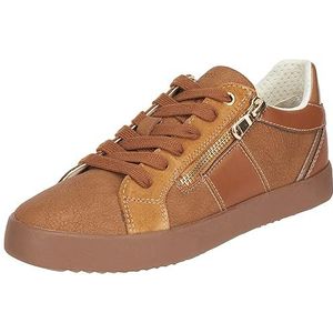 Geox Dames D Blomiee E Sneakers, Toffee, 36 EU