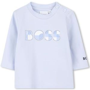 BOSS J52514 T-shirt voor babyjongens, Blauw, 3 Maanden