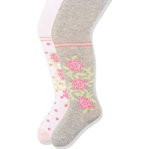 Playshoes Elastische rozen met comfortabele tailleband, panty voor meisjes en meisjes, meerkleurig (origineel 900), 50-56