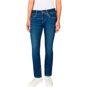 Pepe Jeans - Pl204737 - Skinny Broek - Blauw - Katoen/Modal