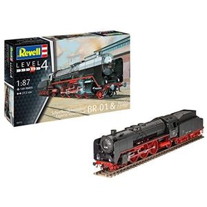 Revell 02172 Schnellzuglokomotive BR01 & Tender 2'2' T32 1:87 Schaal Ongebouwd/Ongespoten Plastic Model Kit