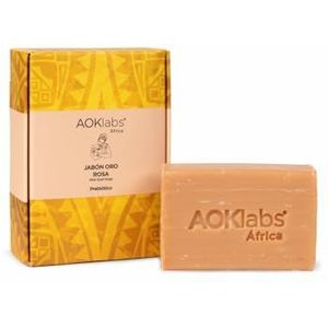 Aoklabs - Prebiotic Rose Gold Soap beschermt tegen infecties, vochtverlies, irritatie en ontstekingen dankzij een combinatie van ingrediënten met antiseptische eigenschappen 100g.