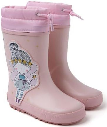 Gioseppo - Grawn - Regenlaarzen - Met Feeënprint - Antislipzool