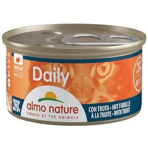 Almo Nature almo nature Daily - Complete voeding voor volwassen katten - Mousse met trui. 24 blikjes à 85 g