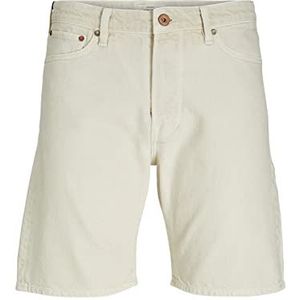 JACK & JONES heren jeansshorts, ecru, XL