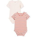 Minymo - Rompers s/s - 2-pack - Kloof Rose - 1 jaar (80)