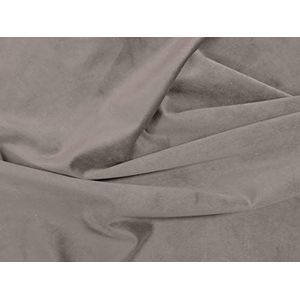 Dalston Mill Fabrics Belgravia Velvet Stof, Duif Grijs, 1m