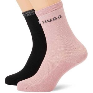 Sokken van katoenmix in een set van 2 paar, model 'SHINY'