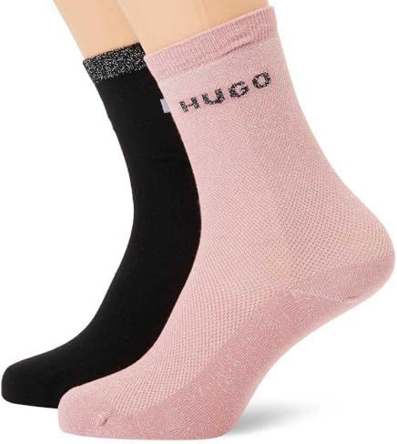 Sokken van katoenmix in een set van 2 paar, model 'SHINY'