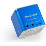 MusicMan mini Wireless Soundstation BT-X2 (MP3-speler, Bluetooth) blauw