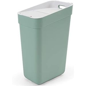 Curver Ready to Collect Recycling vuilnisemmer met klapdeksel, 30 l, groen