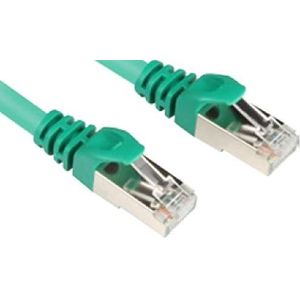 Sharkoon 1,5 m Cat.6 S/FTP netwerkkabel 1,5 m Cat6 S/FTP (S-STP) groen – netwerkkabel (1,5 m, i7-47S / FTP (S-STP), RJ-45, Groen)