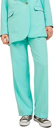 Pantalon - Mary - Effen - Gerecycled Materiaal - High Waist - Lang