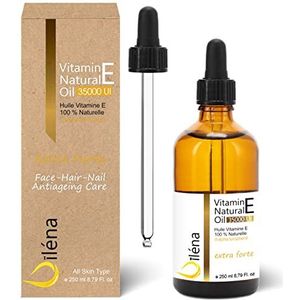 Oïléna - Extra sterke vitamine E-olie 250 ml | natuurlijke huid-, haar- en nagelverzorging | hydraterende werking | na zonneverzorging | anti-aging effect