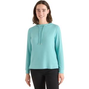 Cecil 3228460 Cosy T-shirt met lange mouwen, Foam Blue Melange, L dames