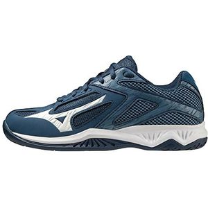 Mizuno Lightning Star Z6 Jr uniseks-kind Volleybalschoen, Darkdenim Wht Kopenblue, 36.5 EU