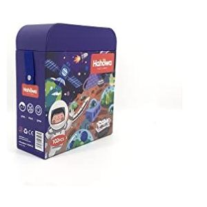 BP - Stad Mart 102 delen astronaut puzzel kleur voor kinderen (1004)