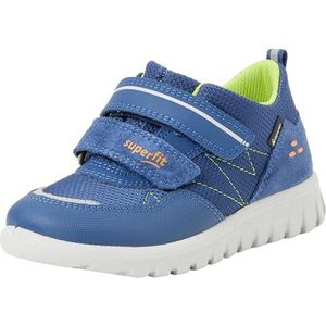 Superfit Sport7 Mini Gore-tex sneakers voor jongens, blauw lichtgroen 8000, 25 EU Breed