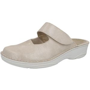 Orthopedische Slippers - Zwart - Echt Leer - Klittenbandsluiting