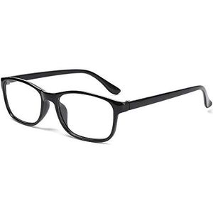 Mannen Ouderen Accessoires Lichtgewicht+1.00 ~+4.0 Diopter Leesbril Brillen Visie Care Presbyopia Eyewear(sterkte 4.00, zwart)