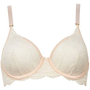 Maison Lejaby - Handgemaakte beha van kant voor dames, Beige (schelpen), S