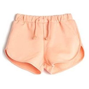 Koton Girls's Basic Trekkoord Zakken Katoenen Shorts, roze (280), 5-6 Jaar