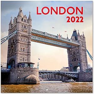 Grupo Erik CP22061 Kalender 2021 2022 London - Maandkalender 2021 2022 - Wandkalender 2021 2022-16 maanden van september 2021 tot december 2022