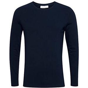 CASUAL FRIDAY CFTheo LS T-shirt met lange mouwen voor heren, basic slim fit, Navy Blazer (193923), XXL