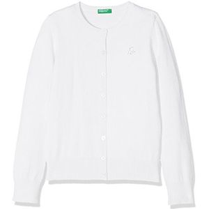 United Colors of Benetton meisjes L/S sweater trui, wit (Bianco 101), Eén maat