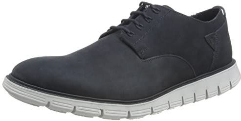 Clarks - Trackflex Path - Sneakers - Navy - Nubuck
