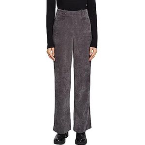 ESPRIT Collection Dames 102EO1B303 Broek, 010/ANTHRACITE, 34/32