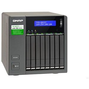 QNAP TS-1277-1600-8G, Ryzen-gebaseerd NAS-systeem, tot 8 kernen 16 threads, ondersteuning voor grafische kaart, grijs